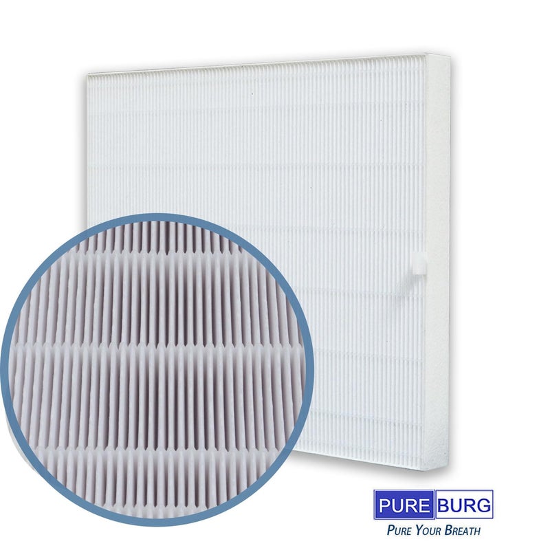 PUREBURG Replacement Filter Set Compatible with Coway AP-1512HH AP-1518 & AIRMEGA 200M Mighty Air Purifiers,H13 HEPA + 2 x Activated Carbon Pre-Filter Air Clean VOCs Odor - Image 2